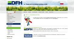 Desktop Screenshot of dfh.cz