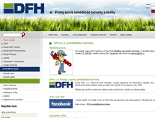 Tablet Screenshot of dfh.cz