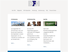 Tablet Screenshot of dfh.org